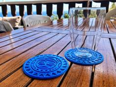 Dessous De Verre Maori // Maori Coaster 3D Printer Model