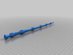 The Elder Wand 3D Printer Model