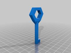 Classic Key 3D Printer Model