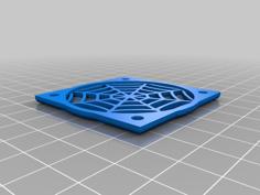 Fan Grill 50mm Spiderman 3D Printer Model