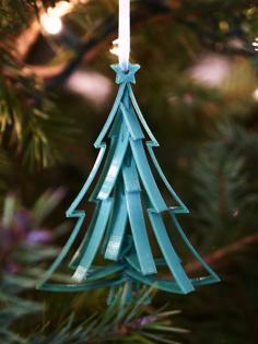 Christmas Tree Ornament Rotatable 3D Printer Model