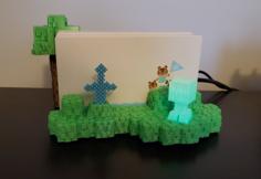 Minecraft Switch Dock (version 3) 3D Printer Model