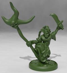 Goblin Warlock 3D Printer Model