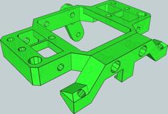 OpenX Carriage 3D Printer Model