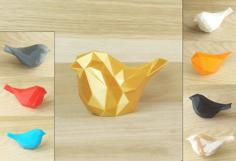 The Seven Low Poly Birds 3D Printer Model