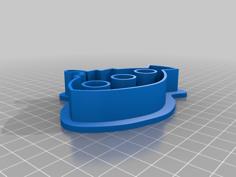 Submarine Cookie Cutter 3D Printer Model