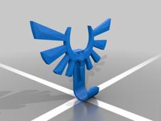 Goddess Crest Door Hook Hanger 3D Printer Model