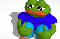 Sad Pepe 3D Printer Model