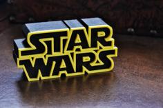 Star Wars Logo 3D Printer Model