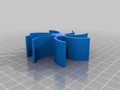 Wind Turbine Motor Attachment 3D Printer Model