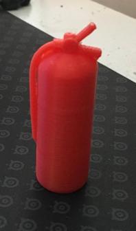 Fire Extinguisher For 1/10th Scale RC 3D Printer Model