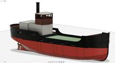 Victualling Inshore Craft VIC Rc Cargo Ship 1/35 3D Printer Model