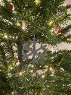 Snowflake Ornament 3D Printer Model