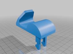 Kick Scooter Fold Release Tab 3D Printer Model