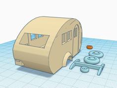 Vintage Caravan 3D Printer Model