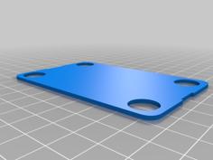 Rubber Band Card Wallet 3D Printer Model