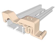 DIN Rail Spring Clip 3D Printer Model