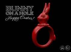 BUNNY On A HOLE (psssst… It’s A Rabbit, But’s It’s Easter So…) 3D Printer Model