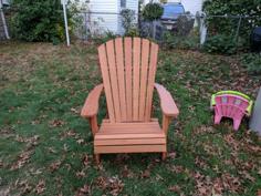 Adirondack Chair Routing Templates 3D Printer Model