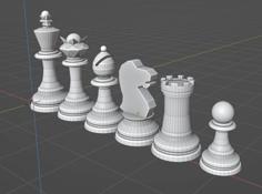 Chess Set 3D Printer Model