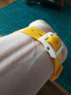 20 Mm Watch Strap And Buckle 3D Printer Model