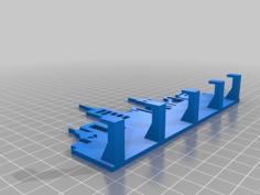 Skyline Key Holder 3D Printer Model