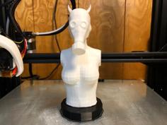 Punkish Torso / Bust? Lowish Poly 3D Printer Model