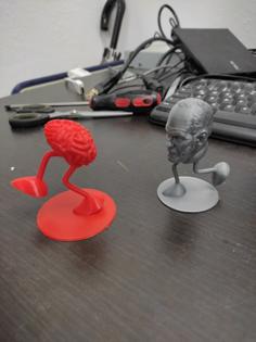 Freud And Brain 3D Printer Model