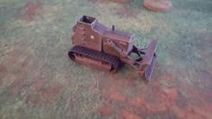 WW2 D-8 Armoured Bulldozer 3D Printer Model