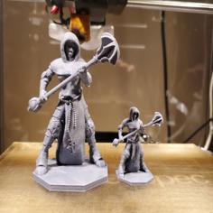 D&D Female Cleric 3D Printer Model