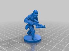 Chewbacca Imperial Assault 3D Printer Model