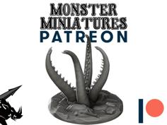 Tentacles – JOIN OUR Monster Miniature PATREON 3D Printer Model