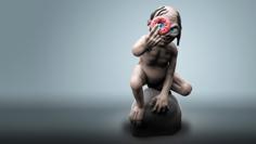 Chubby Gollum (low Res) 3D Printer Model