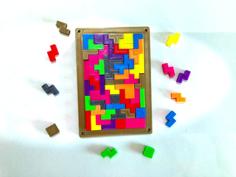 Tetris Puzzle 3D Printer Model