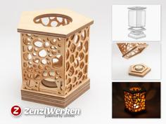 5-sided Grill Lantern Cnc/laser 3D Printer Model