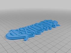 Exmortus Logo 3D Printer Model