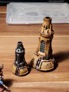 Funnel/Chimneys For Sector Mechanicus 3D Printer Model