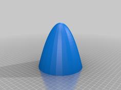 2L Nose Cone For Bottle Rocket 3D Printer Model