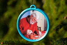 Picture Frame Christmas Ornament 3D Printer Model