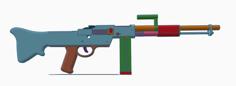 Functional Machine Gun AA-11 3D Printer Model