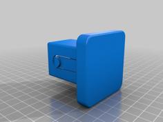 Cover For Type I Or Type II Hitch Receiver 3D Printer Model