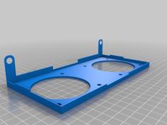 Asus AC86U 70mm Fan Holder 3D Printer Model