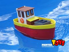 Small Fishing Boat 3D Printer Model