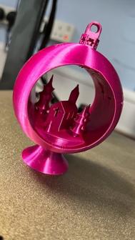 Xmas Scene Bauble 3D Printer Model