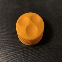 LCD Control Knob 3D Printer Model