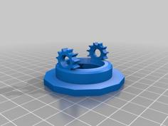 Cog Sphere Holder 3D Printer Model