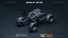 JAVELIN Rover Vehicle 3D Printer Model