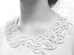 Lace Collar 3D Printer Model