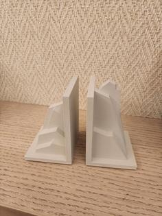 Mountain Bookends 3D Printer Model