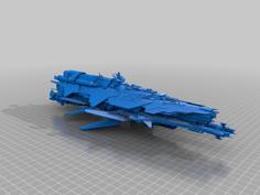 Kitbash – Asimov Class Cruiser 3D Printer Model